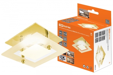 TDM ELECTRIC SQ0359-0017 Светильник встраиваемый СВ 05-01 MR16 50Вт G5.3 золото TDM